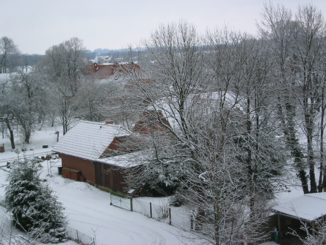 Winter - Rundblick aus dem Schloss