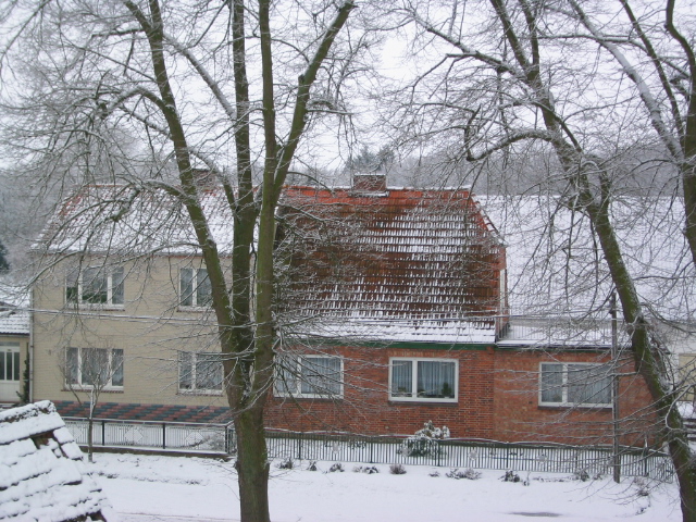 Lange Straße im Winter