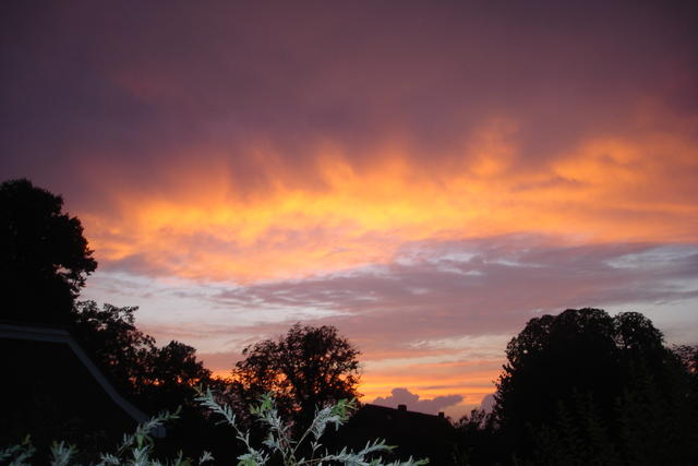 Gewitterwolken über Banzin