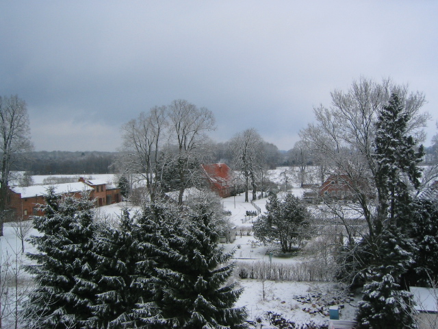 Winter - Rundblick aus dem Schloss