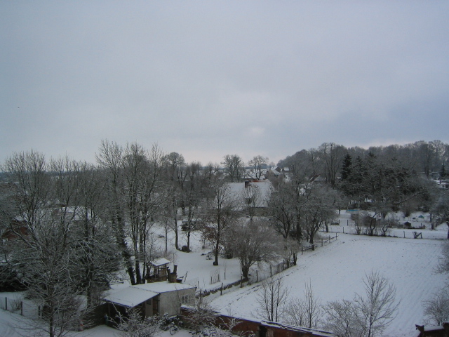 Winter - Rundblick aus dem Schloss