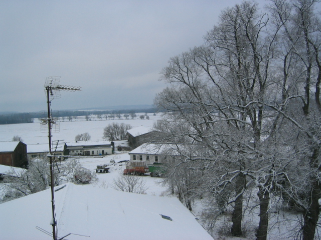 Winter - Rundblick aus dem Schloss