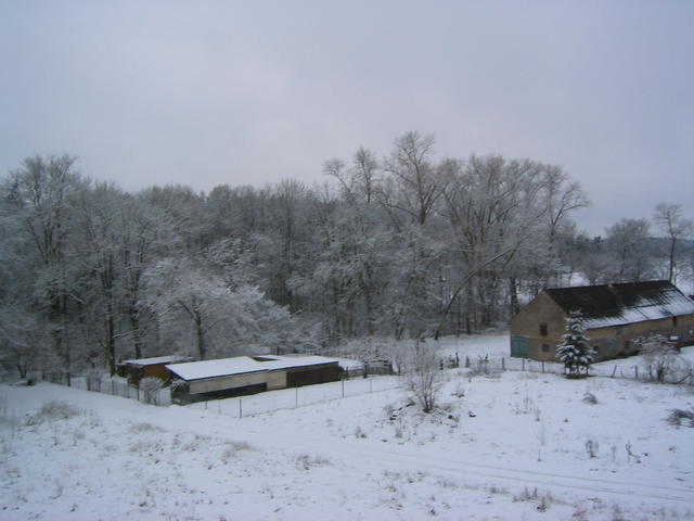 Winter - Rundblick aus dem Schloss